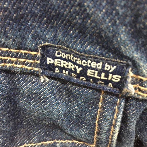 PERRY ELLIS VINTAGE DENIM JACKETS SIZE XL - Picture 6 of 7